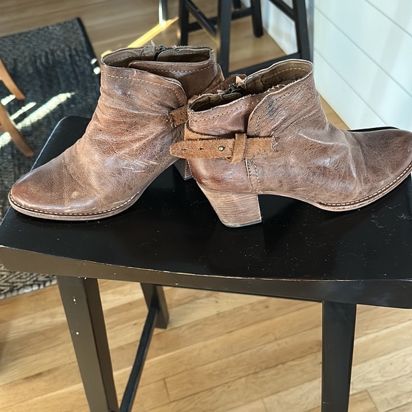 Dolce vida weather look beige western booties slightly worn inside sz 9 - Picture 2 of 7